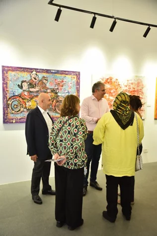 Refresh by Samir Tamari at Maya Art Space